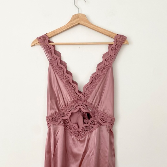 The kooples silk cut out midi dress - Picture 5 of 8